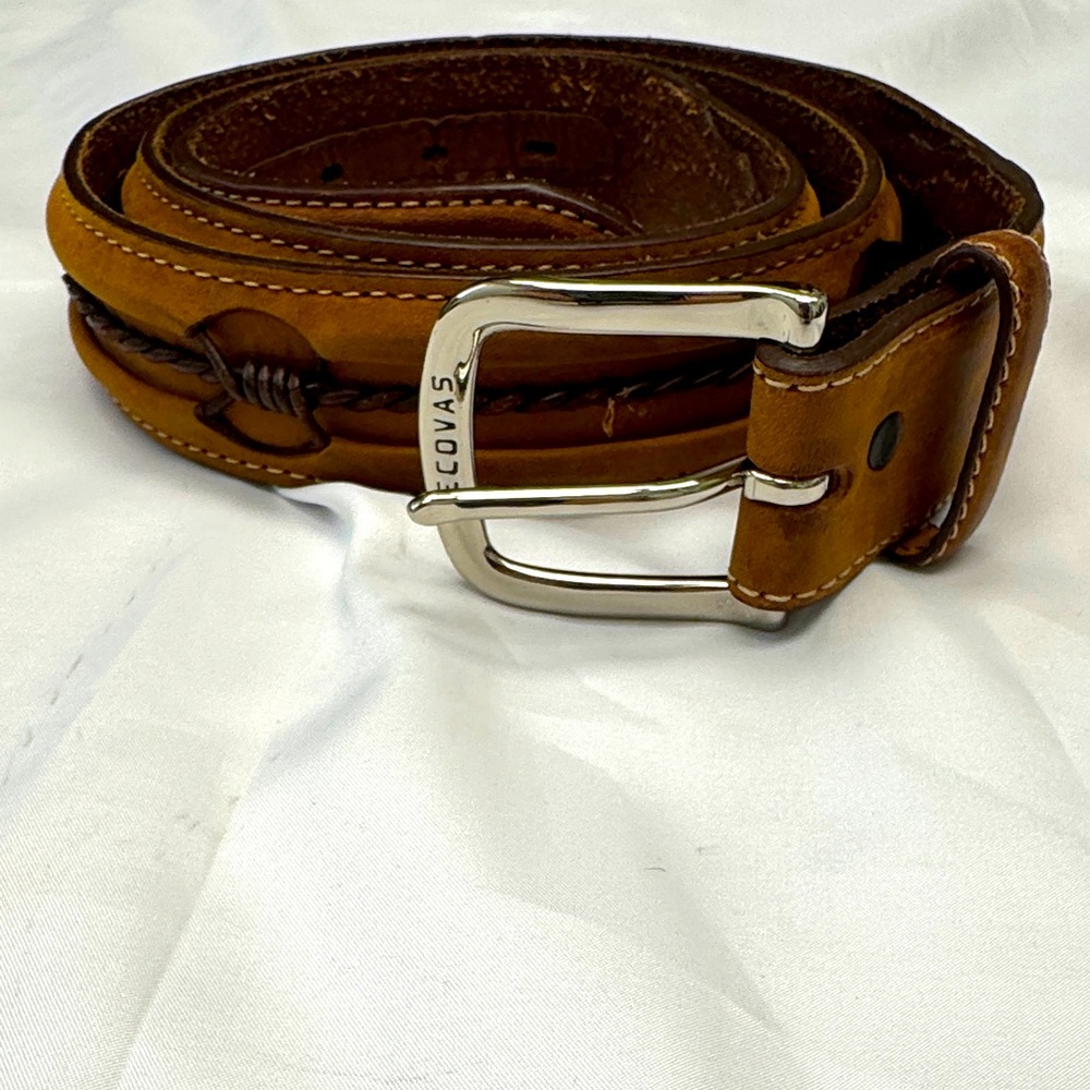 Tecovas Tan Leather Belt for Men Sz. 42”
